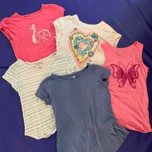 5 piece girl top bundle